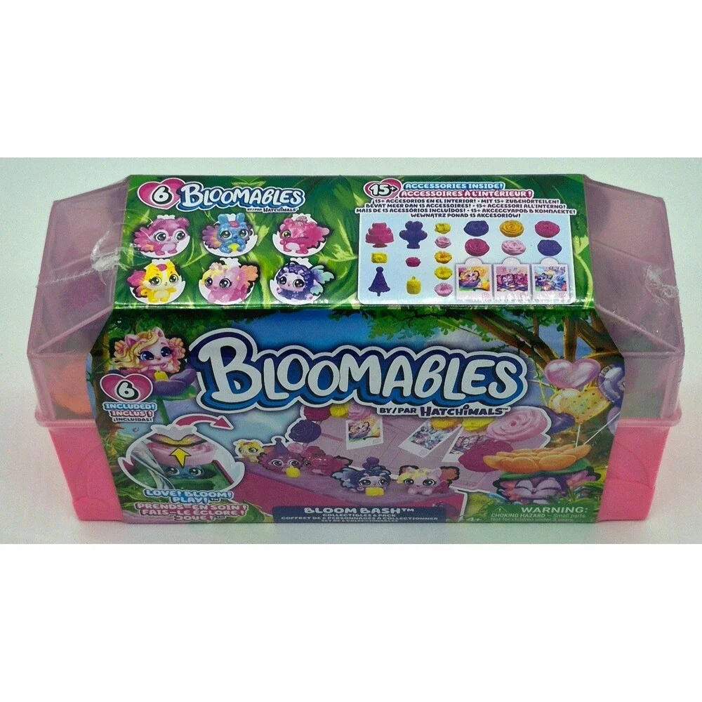 Bloomables by Hatchimals Bloom Bash 6-Pack Terrarium Playset NEW
